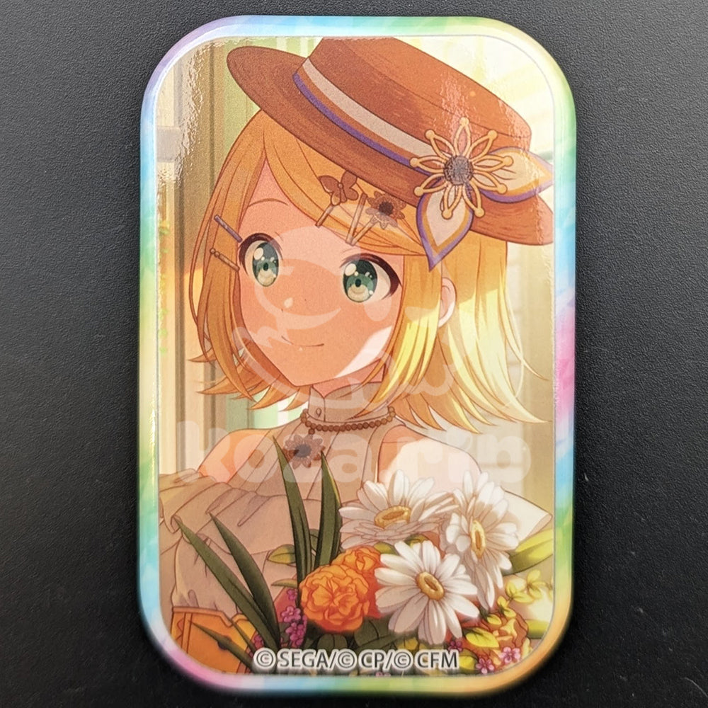 Project SEKAI - Square Can Badge - Rin Kagamine ("The Vivid Old Tale" trained ver.)