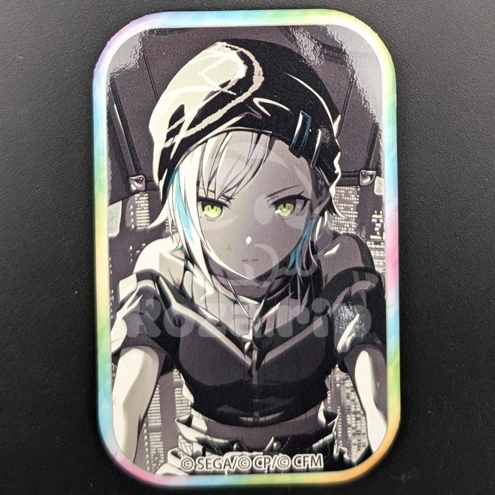 Project SEKAI - Square Can Badge - Shiho Hinomori ("Don't lose faith!" trained ver.)