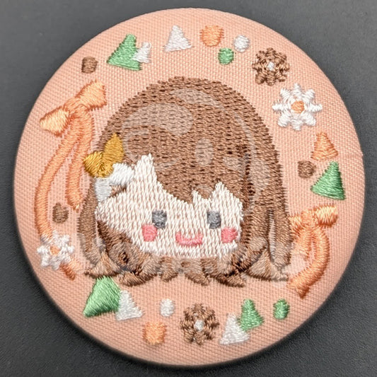 Project SEKAI - Embroidery Can Badge - Minori Hanasato