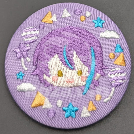 Project SEKAI - Embroidery Can Badge - Rui Kamishiro