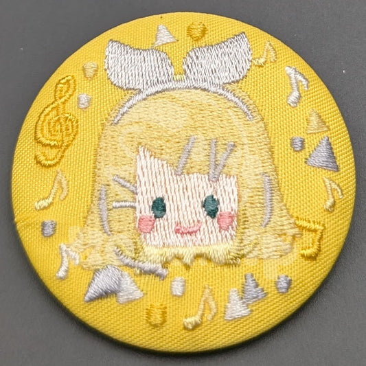 Project SEKAI - Embroidery Can Badge - Rin Kagamine