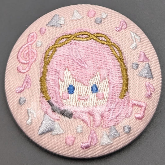 Project SEKAI - Embroidery Can Badge - Luka Megurine