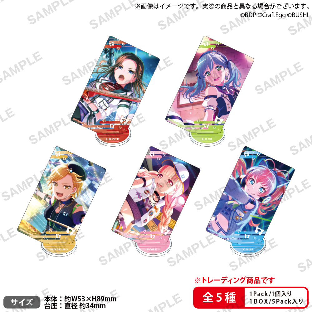 BanG Dream! - Square Acrylic Stand - LOCK (Rokka Asahi)