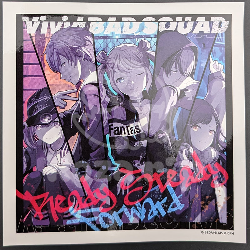 Project SEKAI - CD Art Sticker - Vivid BAD SQUAD 1st Single "Ready Steady / Forward"