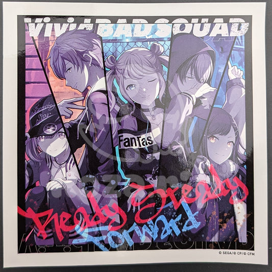 Project SEKAI - CD Art Sticker - Vivid BAD SQUAD 1st Single "Ready Steady / Forward"