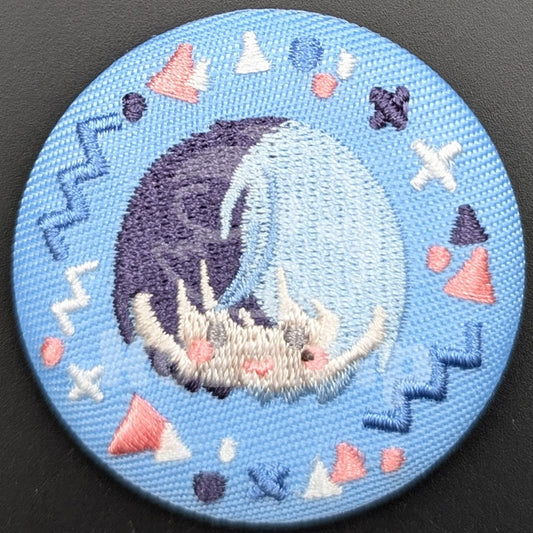 Project SEKAI - Embroidery Can Badge - Toya Aoyagi