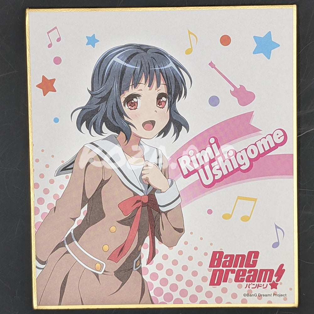 BanG Dream! - Lawson Exclusive - Langue de Chat Chocolate Cream Mini Shikishi - Rimi Ushigome