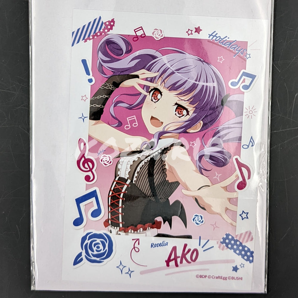 BanG Dream! - Holidays 2021 Bromide - Ako Udagawa