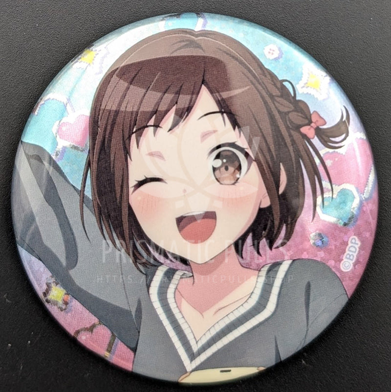 BanG Dream! × Village Vanguard - Hologram Can Badge - Tsugumi Hazawa (Game Party! ver.)