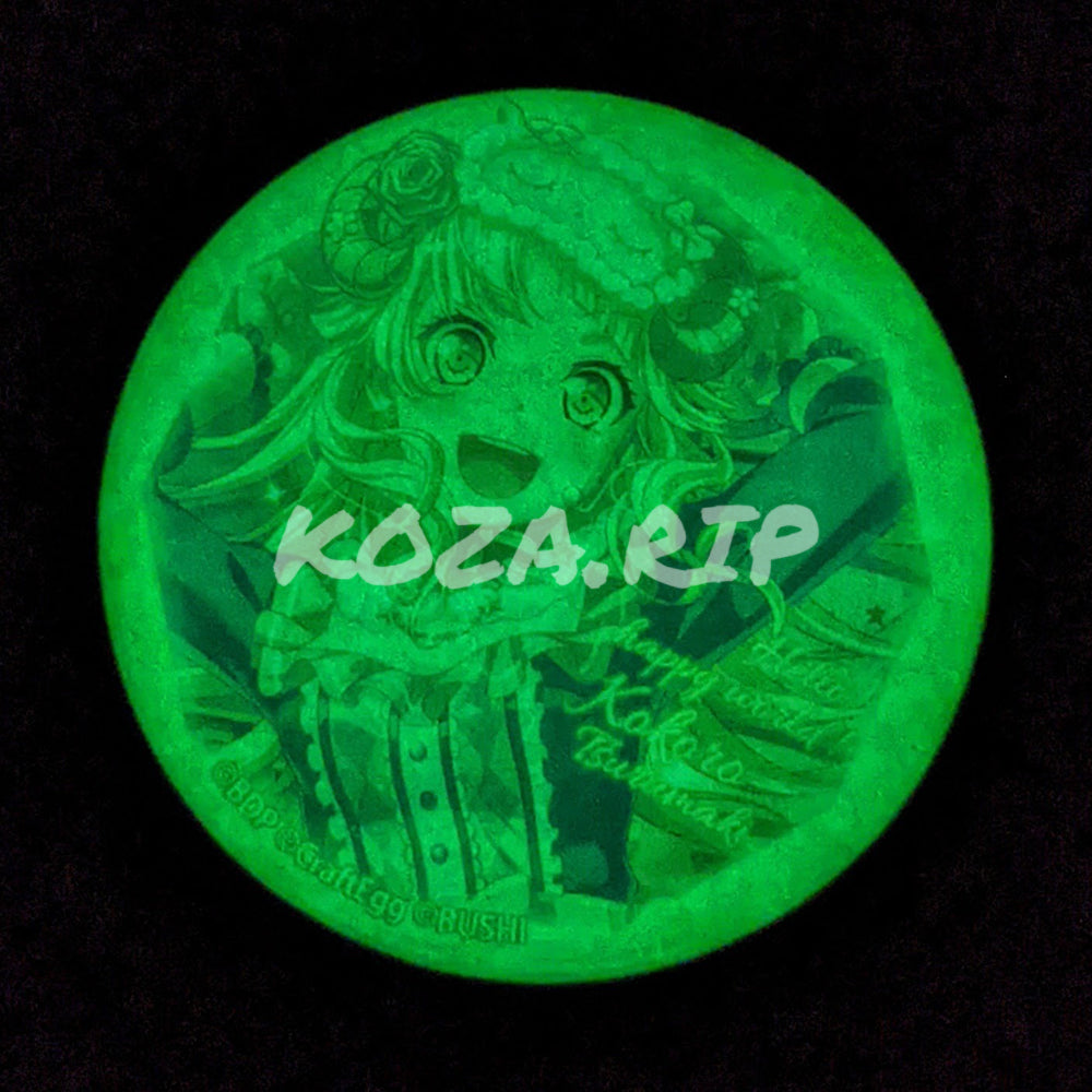 BanG Dream! - Capsule Can Badge - Kokoro Tsurumaki (Glow ver.)