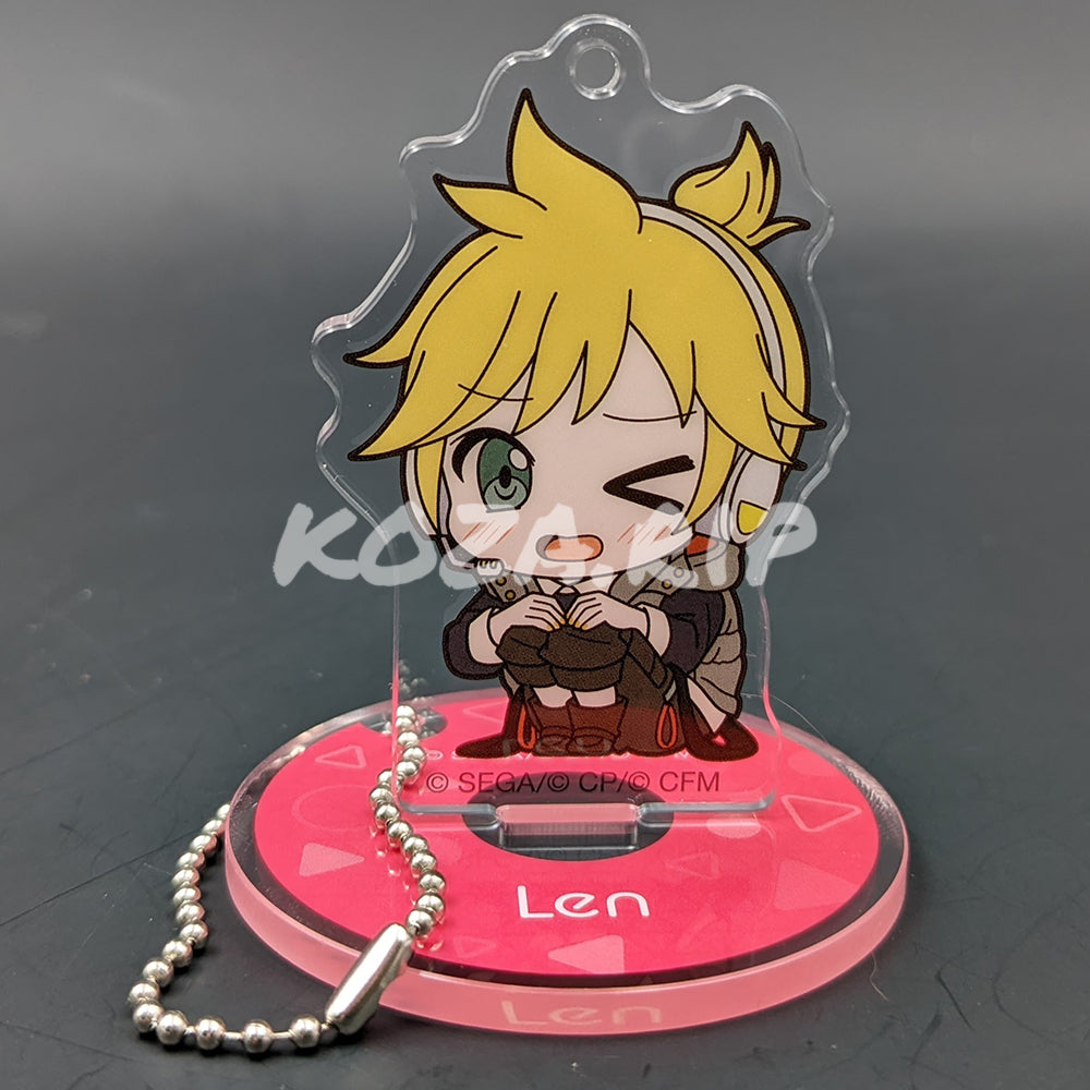 Project SEKAI x Vivimus - Acrylic Stand with Keychain - Len Kagamine (Vivid BAD SQUAD ver.)
