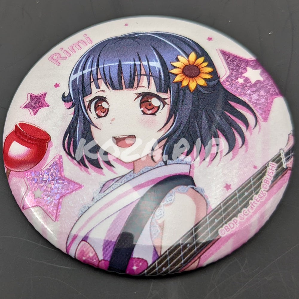 BanG Dream! - Hologram Can Badge - Rimi Ushigome ("A Rhythmic Beat: Fireworks Festival")