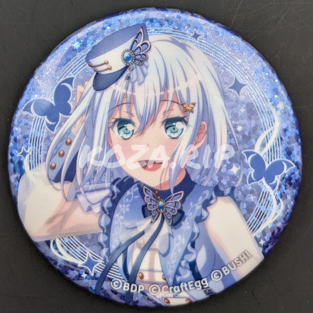 BanG Dream! 10th☆LIVE - Can Badge - Mashiro Kurata (Glitter ver.)