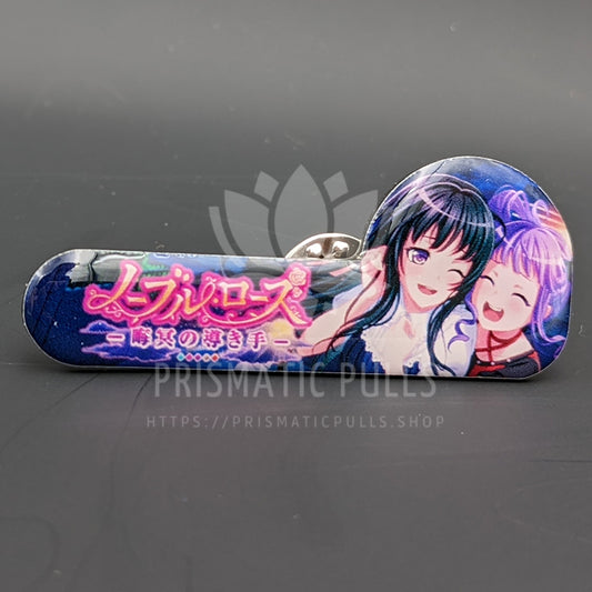 BanG Dream! - Enamel Badge - Ako Udagawa & Rinko Shirokane "Noble Rose - Guide in the Darkness -" banner