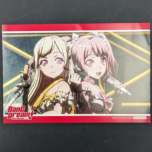 BanG Dream! 2nd Season - Illustration Card - Chisato Shirasagi & Aya Maruyama