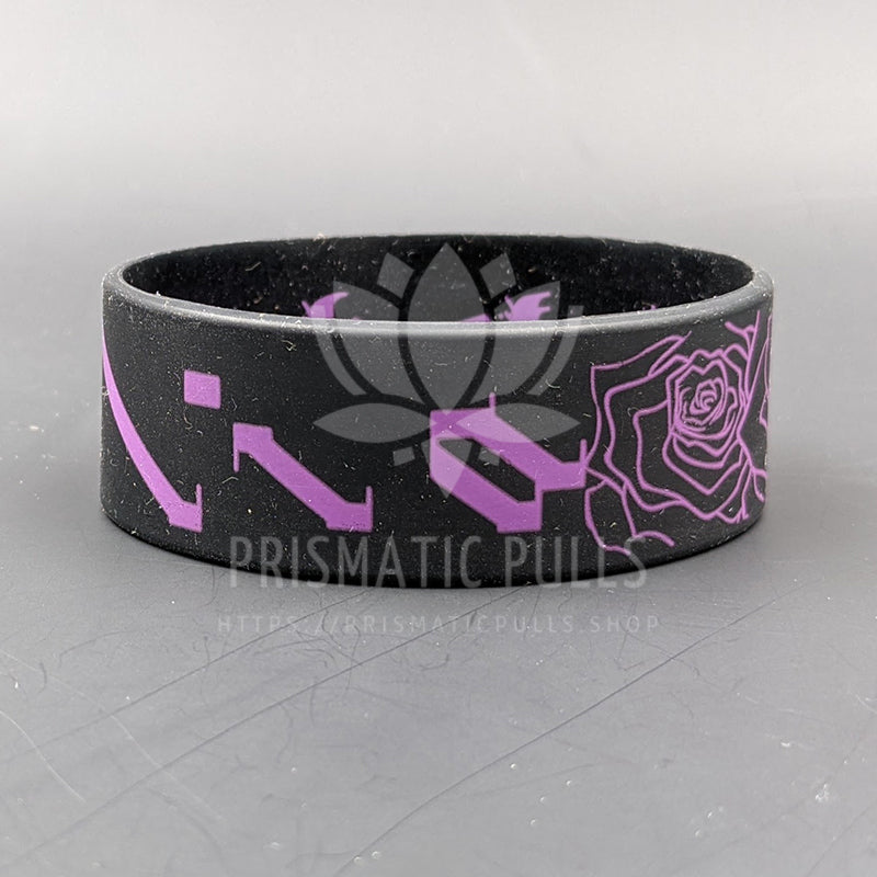 BanG Dream! × Gekirock Clothing - Rubber Wristband - Roselia