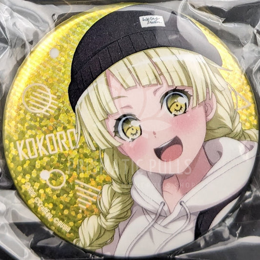 BanG Dream! × WEGO - Can Badge - Kokoro Tsurumaki (Hologram ver.)