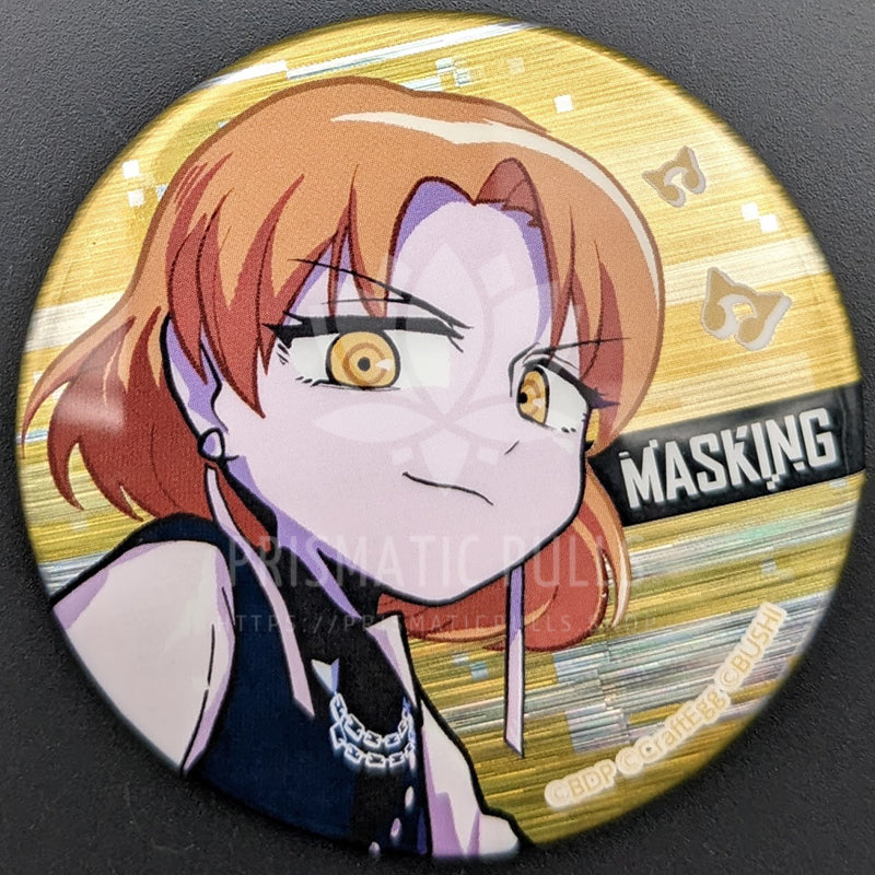 BanG Dream! OVERKILL LIVE - Can Badge - MASKING (Masuki Sato) (Hologram ver.)