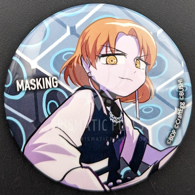 BanG Dream! OVERKILL LIVE - Can Badge - MASKING (Masuki Sato)