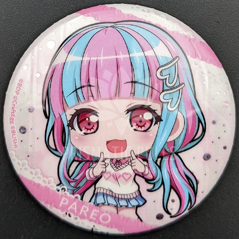 BanG Dream! - Winter 2022 Hologram Can Badge - PAREO (Chibi ver.)