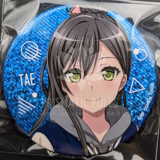 BanG Dream! × WEGO - Can Badge - Tae Hanazono (Hologram ver.)
