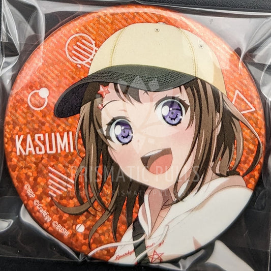 BanG Dream! × WEGO - Can Badge - Kasumi Toyama (Hologram ver.)