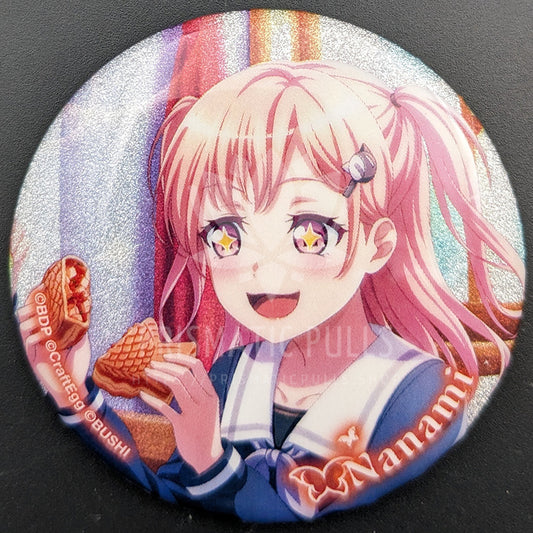 BanG Dream! - Glitter Can Badge - Nanami Hiromachi ("Analysis of Harmony and Change")