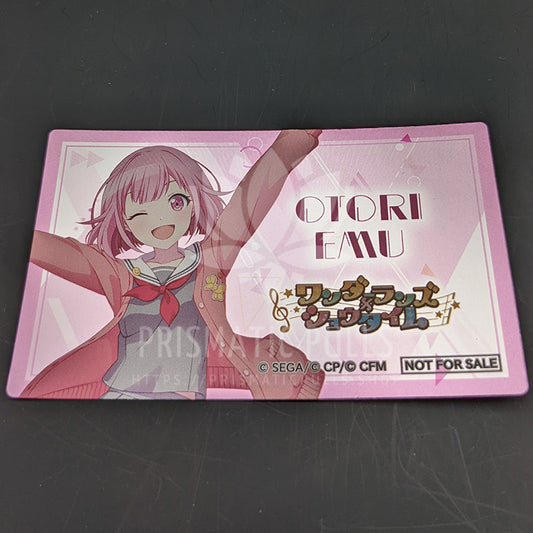 Project SEKAI - Animate 2nd Anniversary Fair - Metallic Card - Emu Otori