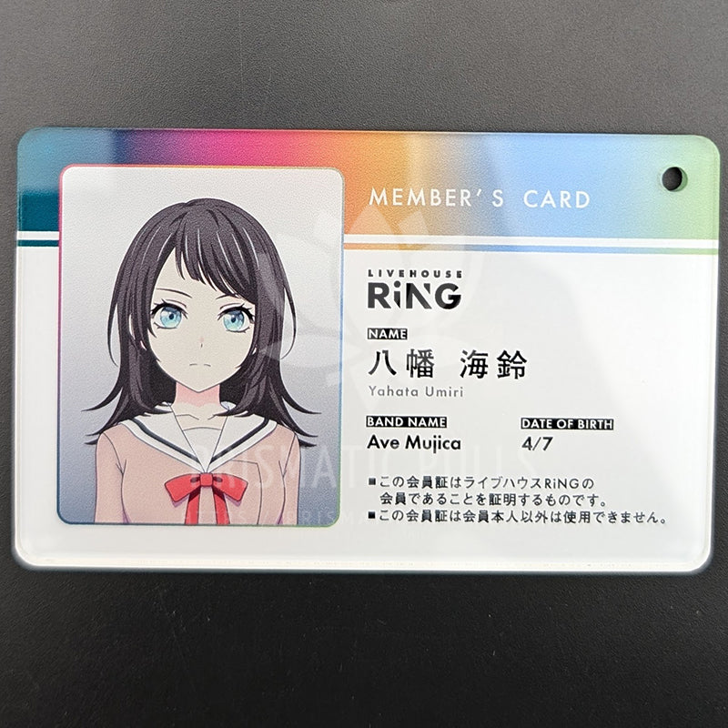 BanG Dream! - Acrylic Keychain - Timoris (Umiri Yahata) (RiNG Membership Card)
