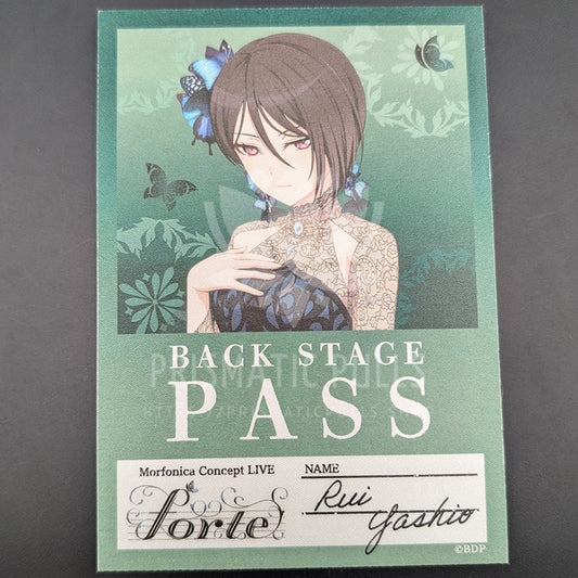 BanG Dream! Morfonica "forte" LIVE 2024 - Backstage Pass Sticker - Rui Yashio