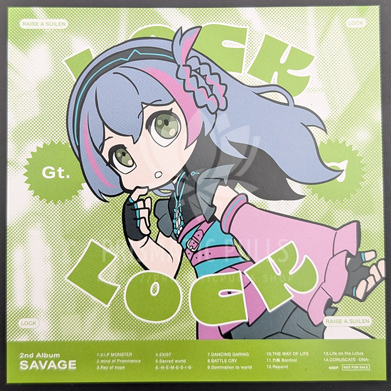 BanG Dream! - CD Illustration Card - LOCK (Rokka Asahi) [Savage ver.]