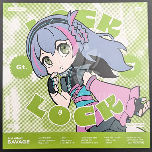 BanG Dream! - CD Illustration Card - LOCK (Rokka Asahi) [Savage ver.]