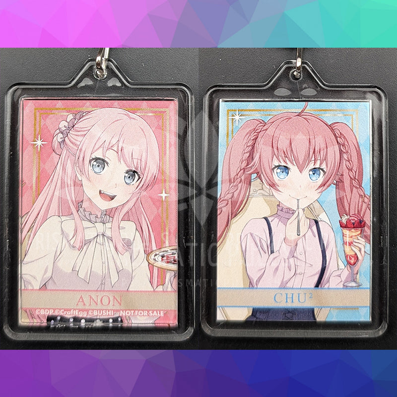 BanG Dream! - Double-Sided Acrylic Keychain - Anon Chihaya & CHU² (Sweets×Flower Tea Party! ver.)