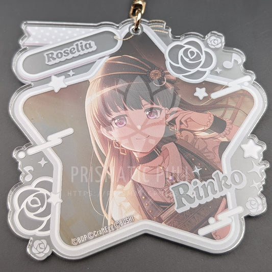 BanG Dream! - Large Star Acrylic Keychain - Rinko Shirokane ("My first step")