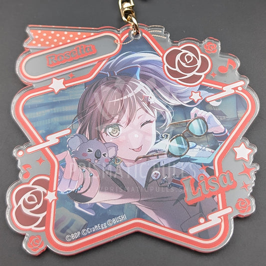 BanG Dream! - Large Star Acrylic Keychain - Lisa Imai ("School excursion!! ~Haneoka Arc~")