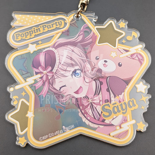 BanG Dream! - Large Star Acrylic Keychain - Saya Yamabuki ("How My Heart Sings!")