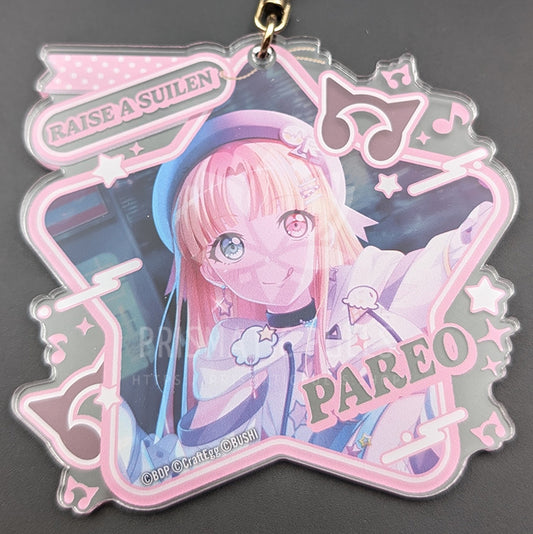 BanG Dream! - Large Star Acrylic Keychain - PAREO ("JUST SAY YES!!")