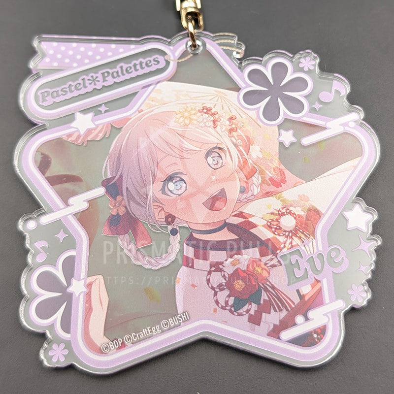 BanG Dream! - Large Star Acrylic Keychain - Eve Wakamiya ("Welcome! Joyous New Year!")