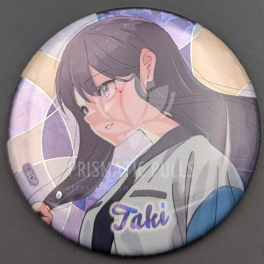 BanG Dream! MyGO!!!!! "Wandering Desire" LIVE - Hologram Can Badge - Taki Shina (ZEPP TOUR 2024)