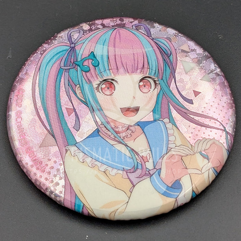 BanG Dream! - Can Badge - PAREO (Reona Nyubara) (Happy Days ver.) [Hologram ver.]