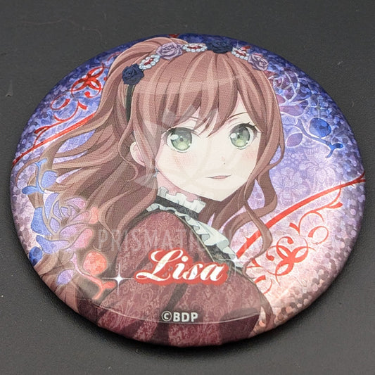 BanG Dream! Roselia "Rosenchor" LIVE - Hologram Can Badge - Lisa Imai