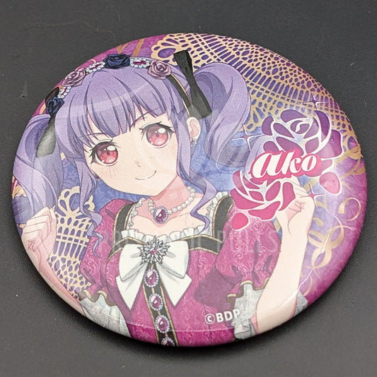 BanG Dream! Roselia "Rosenchor" LIVE - Can Badge - Ako Udagawa