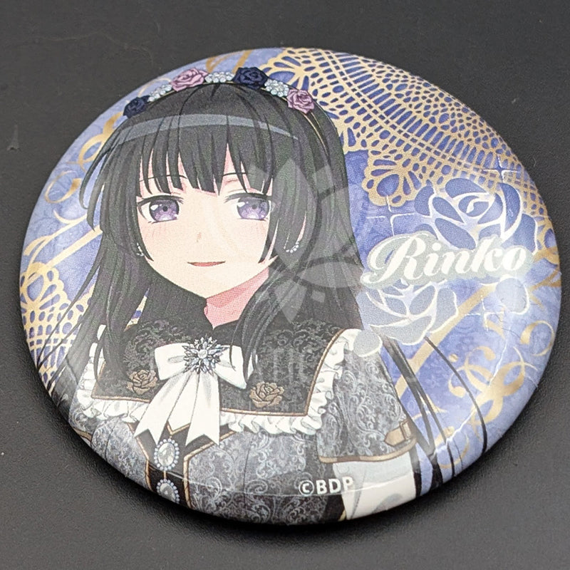 BanG Dream! Roselia "Rosenchor" LIVE - Can Badge - Rinko Shirokane