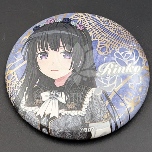 BanG Dream! Roselia "Rosenchor" LIVE - Can Badge - Rinko Shirokane
