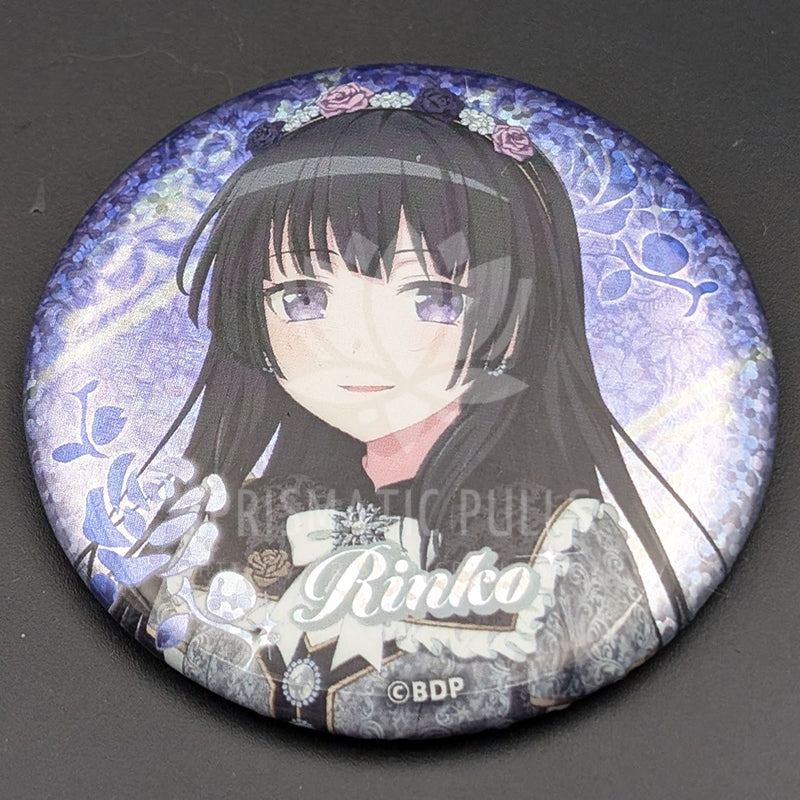 BanG Dream! Roselia "Rosenchor" LIVE - Hologram Can Badge - Rinko Shirokane