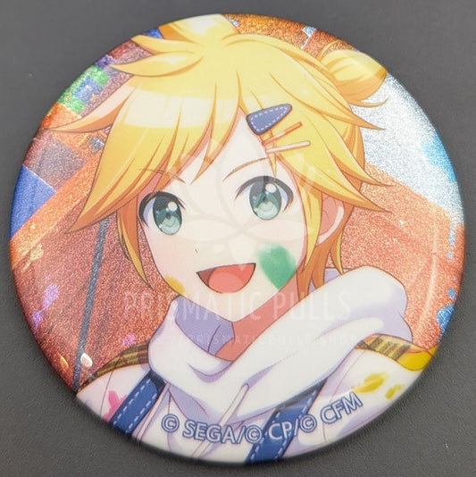 Project SEKAI - Glitter Can Badge - Len Kagamine [Leo/need ver.] ("Paint What I Love ♪ Rainbow Canvas" trained ver.)