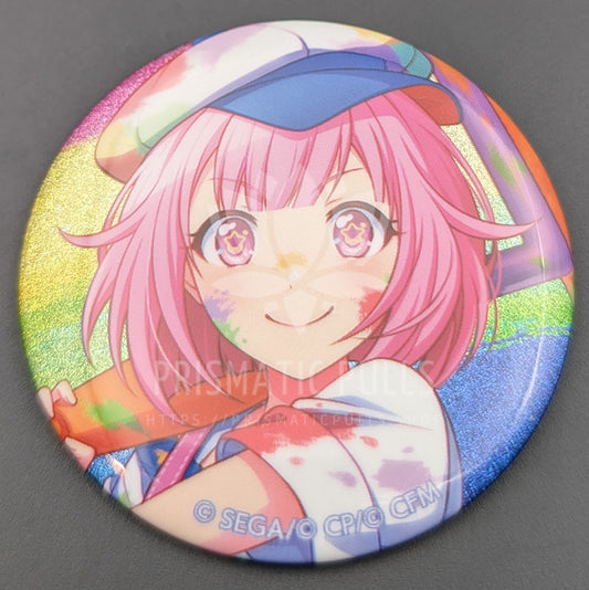 Project SEKAI - Glitter Can Badge - Emu Otori ("Paint What I Love ♪ Rainbow Canvas" trained ver.)