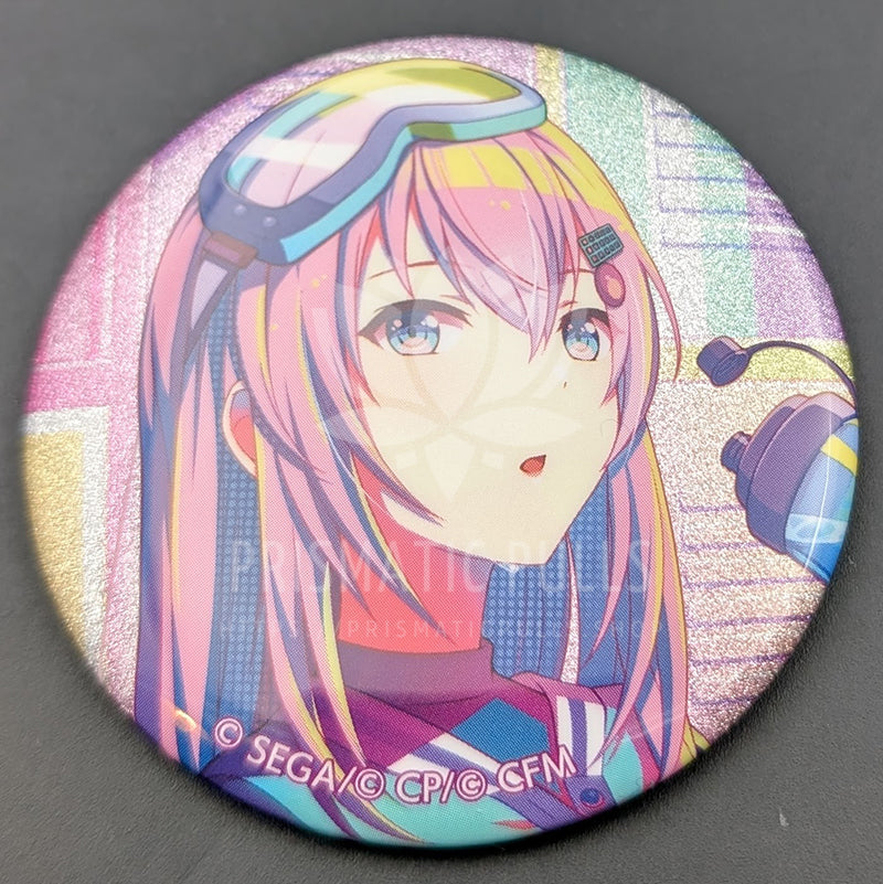 Project SEKAI - Glitter Can Badge - Luka Megurine [Nightcord at 25:00 ver.] ("Let's Enjoy Together! SpoJoy Park" trained ver.)