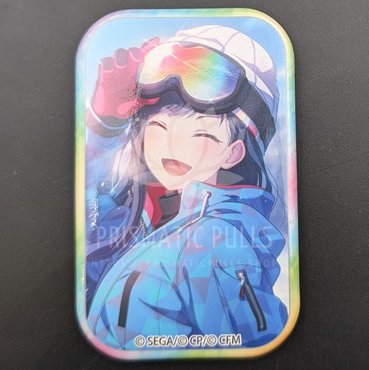 Project SEKAI - Square Can Badge - An Shiraishi ("Happy New Year! Lion Dance Robot's New Year's Show!")