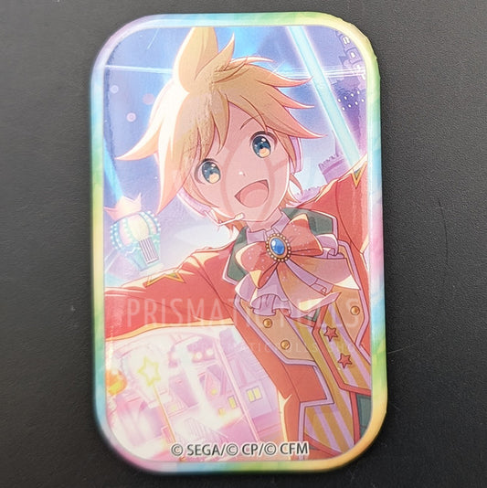 Project SEKAI - Square Can Badge - Len Kagamine [Wonderlands×Showtime ver.] ("To The Gleaming Stars Halfway Through a Dream")